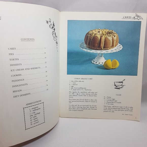 Vintage 1970s IDEALS Cookbook Family Dessert Cookbook Retro Collectible Cookbook - Picture 4 of 16